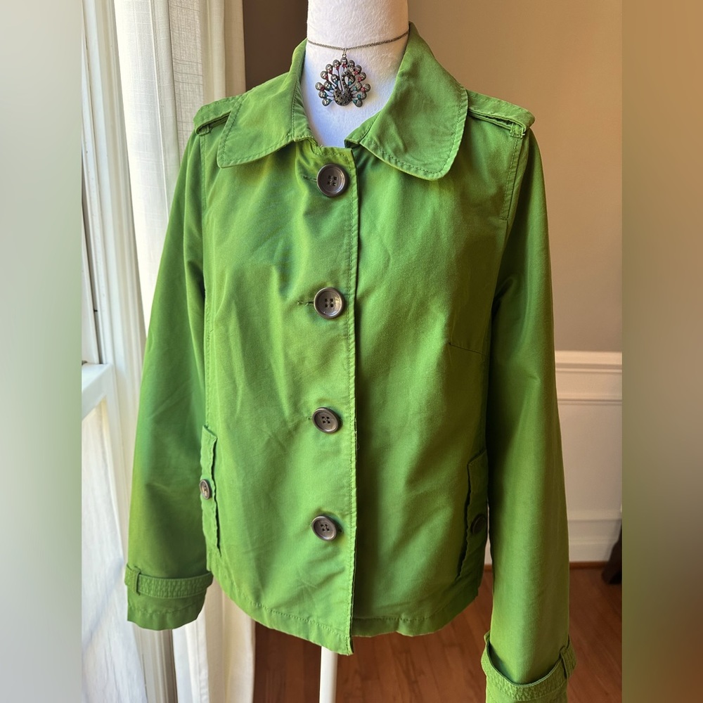 Kelly green Merona canvas jacket